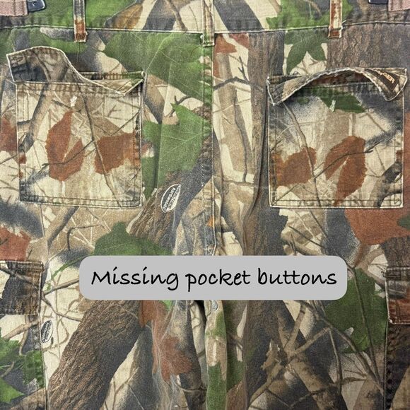 VTG Realtree Hardwoods Camo Cargo Pants 90s Y2k 32/34x29 Hunting Streetwear Fall - Picture 4 of 15